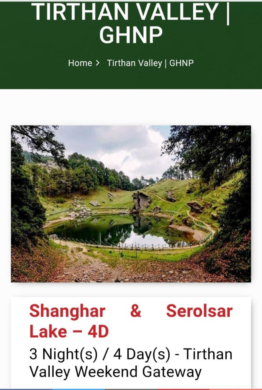 Tirthan Crest Homestay Banjār Exteriér fotografie